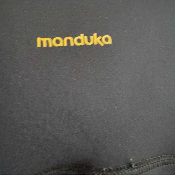 Manduka Made In Brazil Dhara Short Black Women's Hot Yoga Shorts Size Medium - Picture 4 of 6